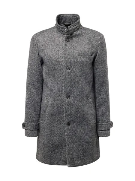 Межсезонное пальто JACK & JONES MELTON, темно-серый/пестрый серый