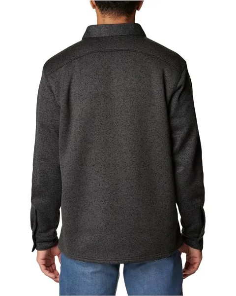 Куртка Columbia Sweater Weather Shirt Jacket, цвет Black Heather
