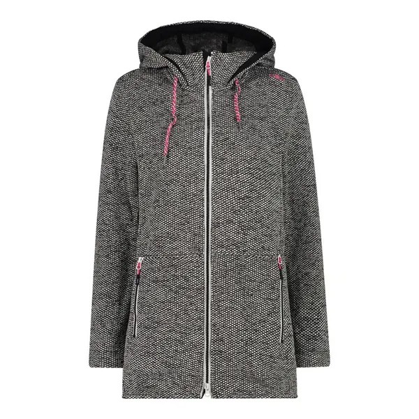 Худи CMP Long Fix Hood 32H2076, серый