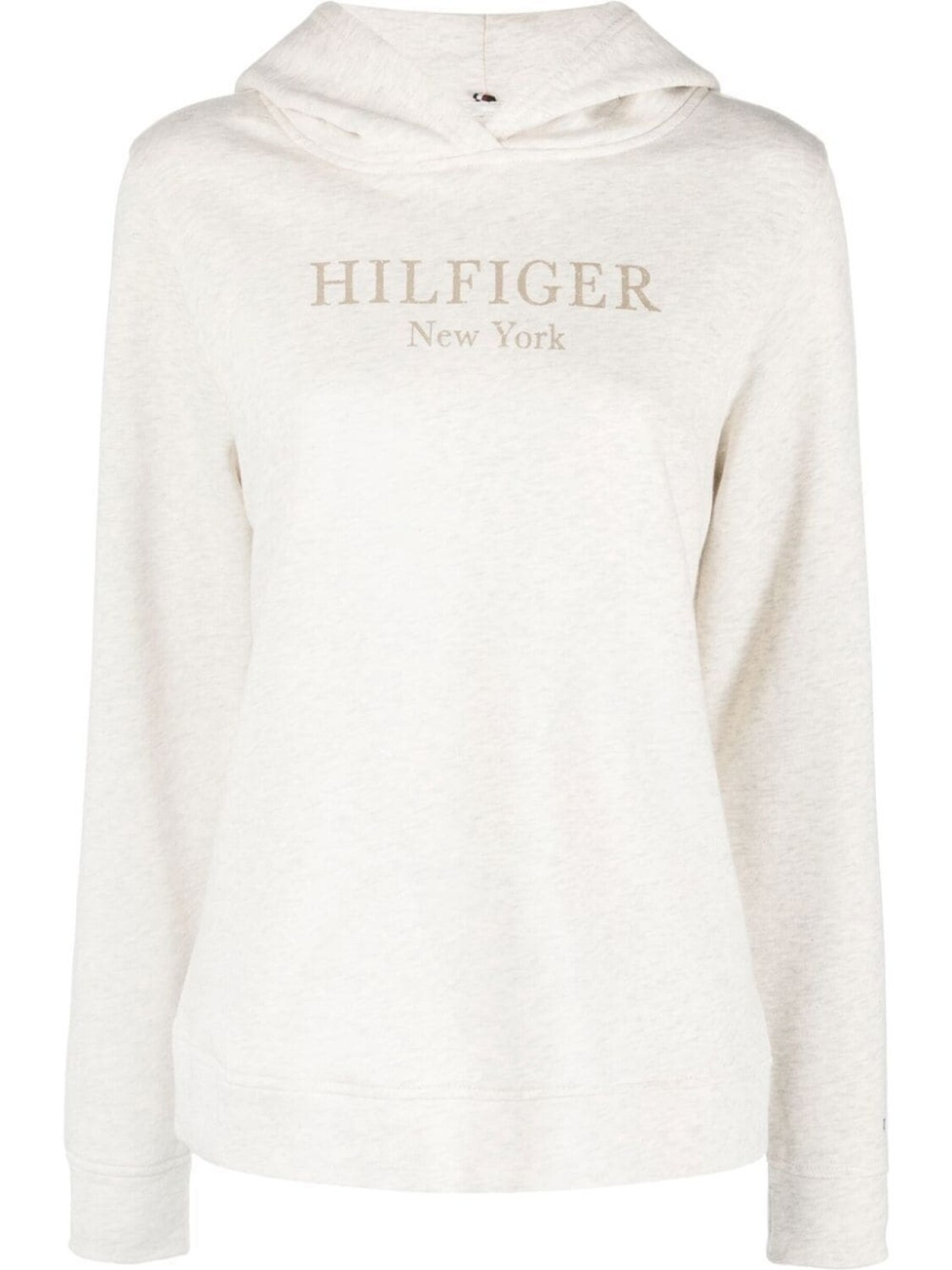 Tommy Hilfiger худи с кулиской и логотипом, нейтральный цвет