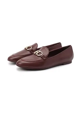 Кожаные лоферы Gancini Salvatore Ferragamo