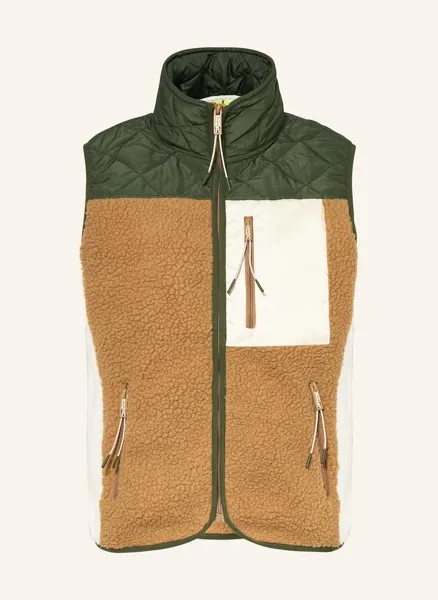 Жилет jcberri из микса материалов Thejoggconcept, бежевый