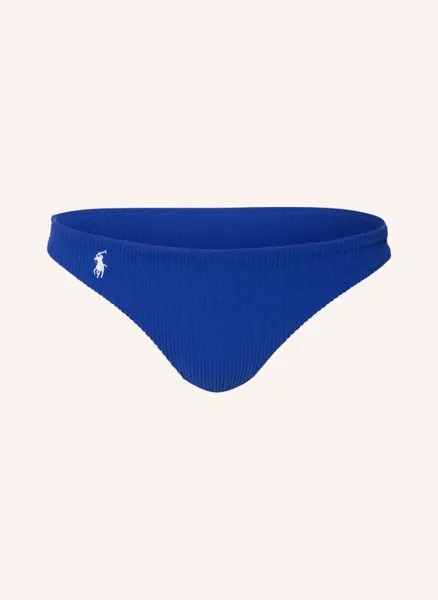 Плавки бикини twist rib Polo Ralph Lauren, синий