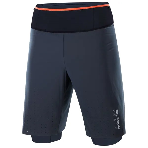 Шорты для бега Salomon S/Lab Utra 2in1 François D'Haene Shorts, цвет Night Sky/Night Sky