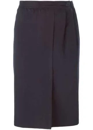 Yves Saint Laurent Pre-Owned юбка со шлицей спереди