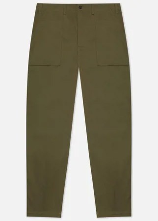 Мужские брюки Universal Works Fatigue Twill, цвет оливковый, размер 28