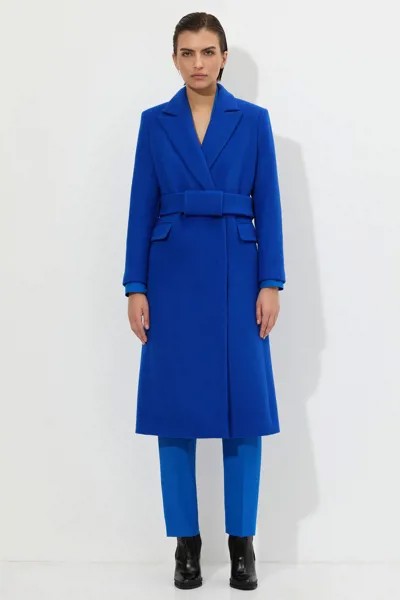 Пальто в синем оттенке VASSA&Co