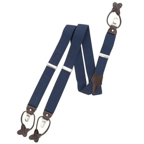 Подтяжки GENTLETEAM, текстиль, подарочная упаковка, для мужчин, длина 130 см., синий