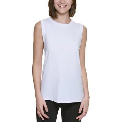 Белый женский топ для тренировок Calvin Klein Performance, майка, рубашка M BHFO 2038