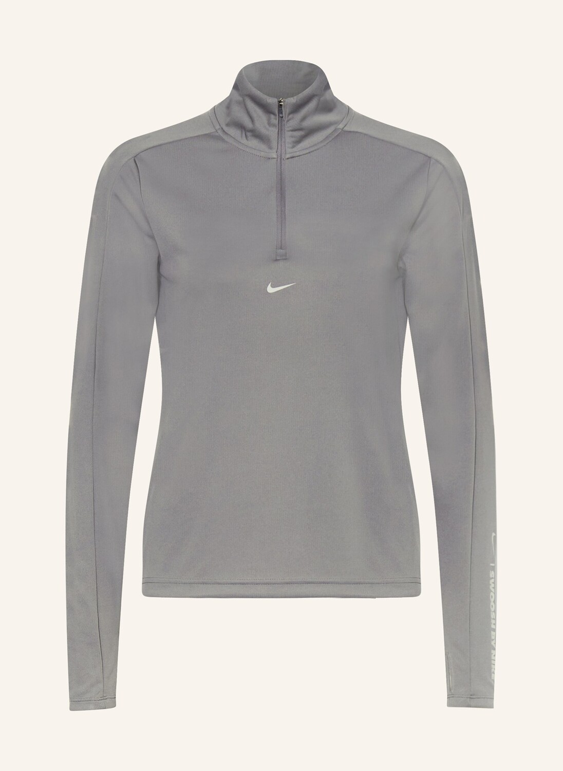 Беговая рубашка dri-fit pacer Nike, серый