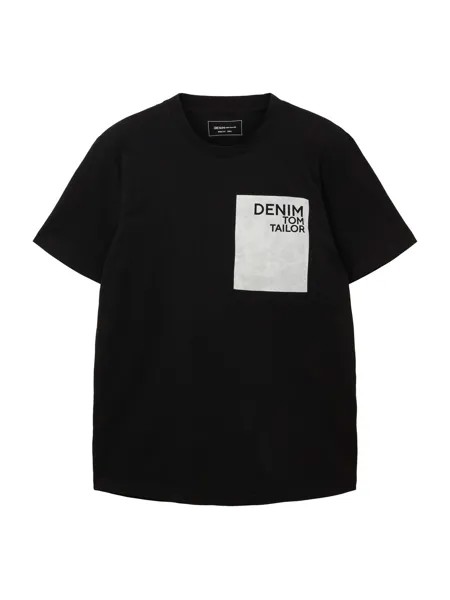 Футболка TOM TAILOR DENIM, черный