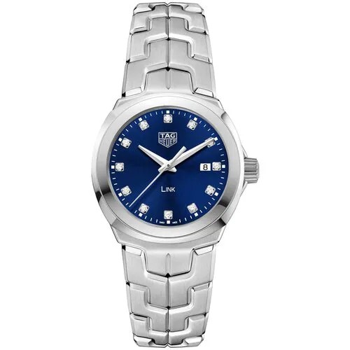 Наручные часы TAG Heuer WBC1318.BA0600, серебряный, синий