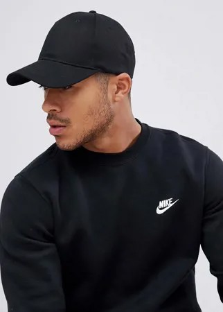 Черная бейсболка ASOS DESIGN-Черный