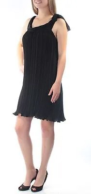 Женское черное коктейльное платье без рукавов выше колена RACHEL ROY Размер: M