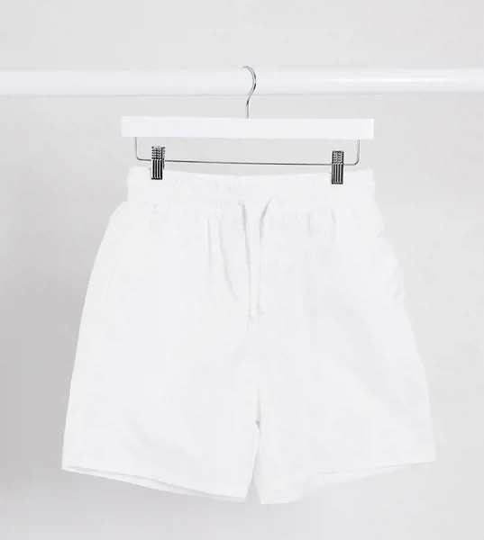 Белые нейлоновые шорты COLLUSION Unisex-Белый