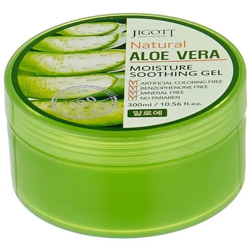 Гель для тела Jigott Natural Aloe Vera, 300 мл