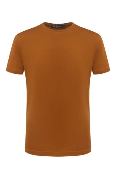 Футболка из шелка и хлопка Loro Piana