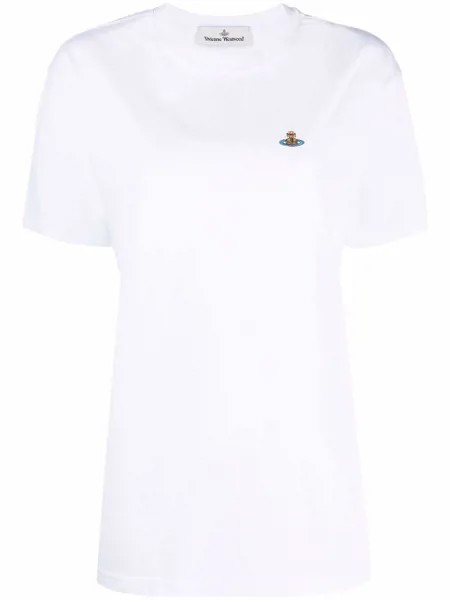 Vivienne Westwood футболка с вышивкой Orb