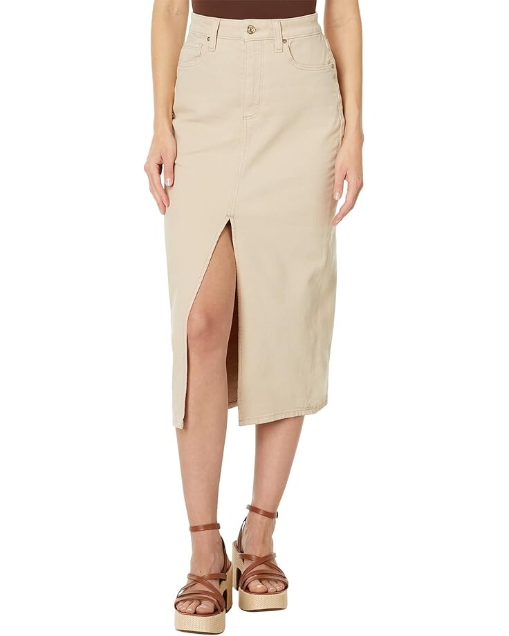 Юбка Paige Angela Midi Skirt, цвет Soft Beige