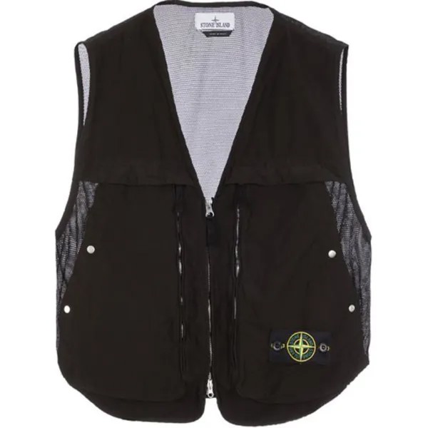 Жилет унисекс черный Stone Island, черный