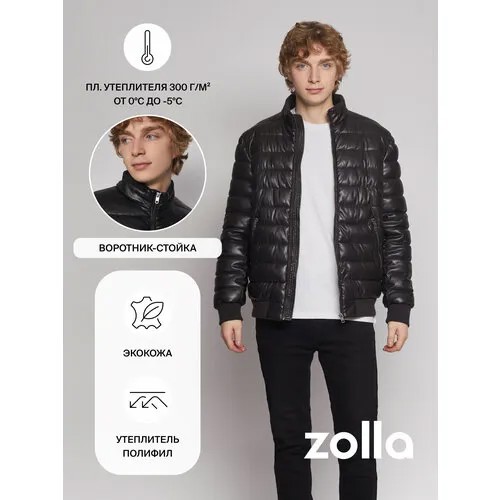 Бомбер Zolla, размер XXL, коричневый