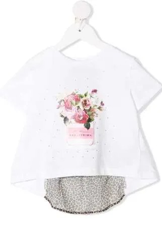 Miss Blumarine футболка с принтом