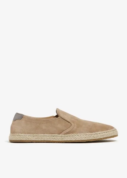 Эспадрильи Brunello Cucinelli Suede, бежевый