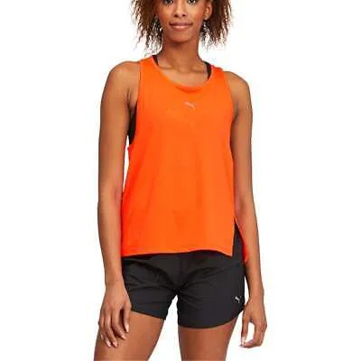 Спортивная майка Puma Run Cooladapt Scoop Neck Женская оранжевая повседневная 520193-84