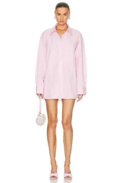 Рубашка Alexander Wang Long Sleeve, цвет Light Pink