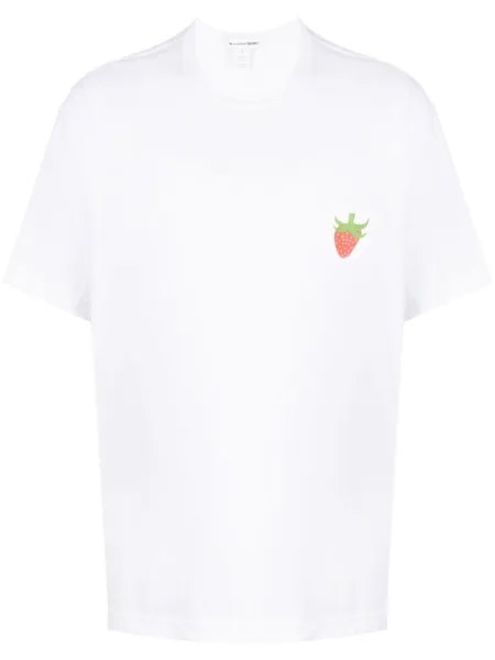 Comme Des Garçons Shirt футболка с графичным принтом, белый