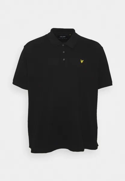 Рубашка-поло Plain Lyle & Scott, цвет jet black