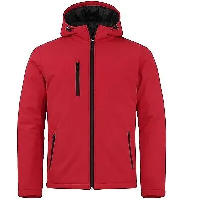 Мужская утепленная куртка из софтшелла Clique Equinox — красный — L