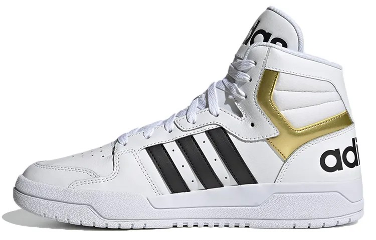 Мужские кроссовки для скейтбординга Adidas Neo Entrap Mid, белый/черный