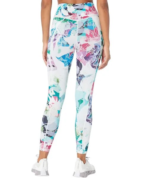 Брюки Sweaty Betty Super Sculpt 7/8 Workout Leggings, цвет Green Earth Print