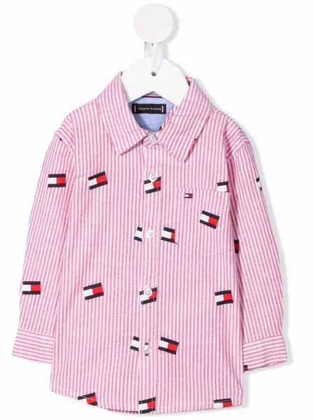 Tommy Hilfiger Junior рубашка с логотипом