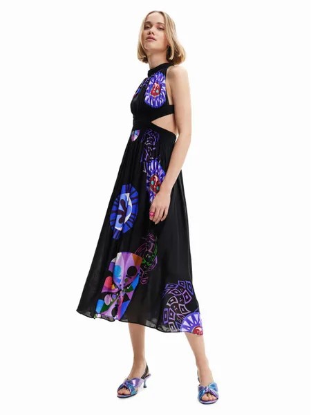 Летнее платье стандартного кроя Desigual, мультиколор