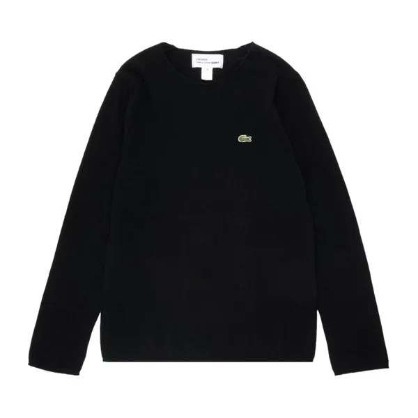 Свитер Comme Des Garçons SHIRT Comme des Garçons SHIRT x Lacoste Knit 'Black', черный