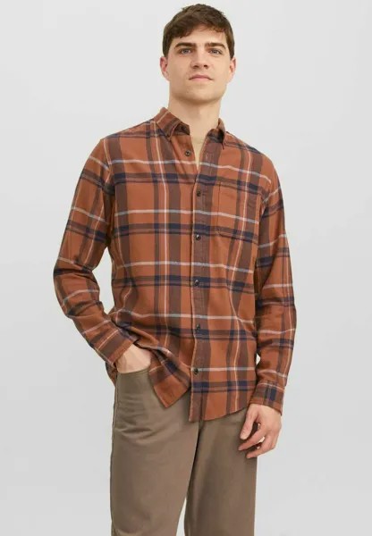 Рубашка Kariertes Jack & Jones, цвет cambridge brown