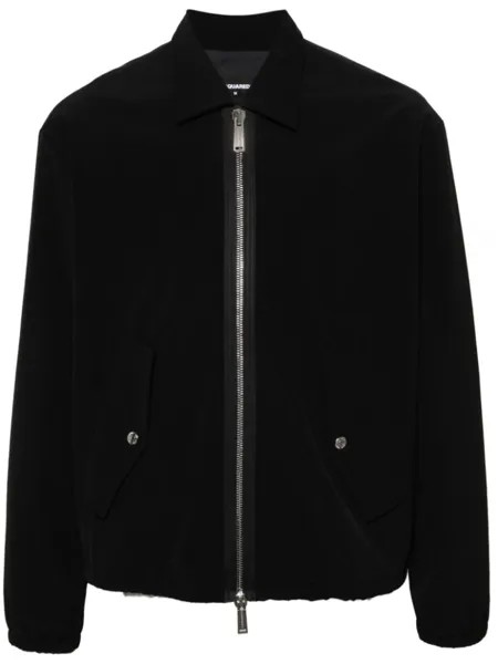 Dsquared2 пуховик с классическим воротником, черный