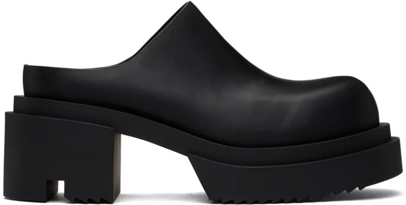 Черные шлепанцы Bogun Rick Owens, цвет Black