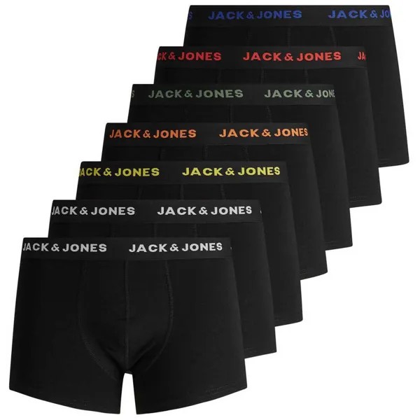 Боксеры Jack & Jones Basic 7 шт, черный