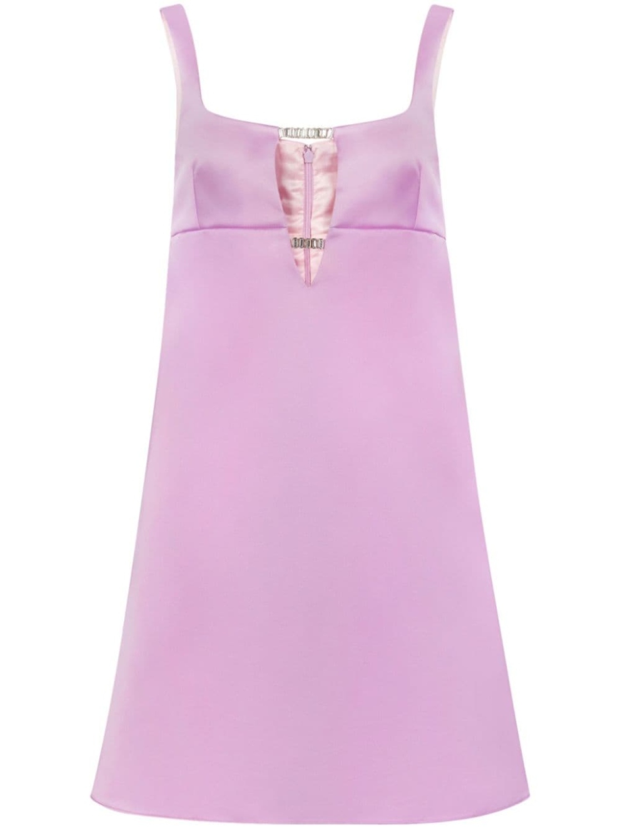 Nina Ricci платье мини с кристаллами, розовый
