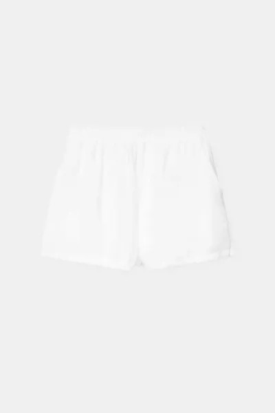 Шорты-бермуды Pull&Bear Flowing Bermuda, белый