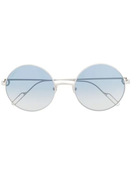 Cartier Eyewear круглые солнцезащитные очки с градиентными линзами