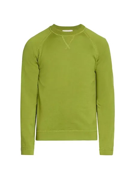 Шерстяной свитер Nate с круглым вырезом Officine Générale, цвет fresh green
