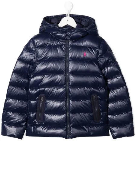 Ralph Lauren Kids пуховик на молнии