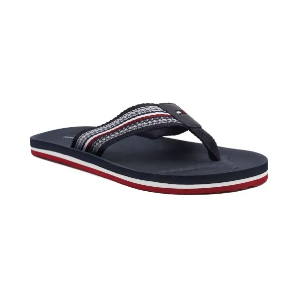 Фирменные комфортные шлепанцы будут Tommy Hilfiger, синий