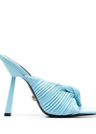 Versace мюли с драпировкой