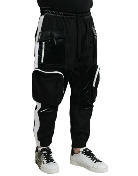 Мужские спортивные брюки из нейлона Dolce & Gabbana Cargo JoggerМужские брюки, черный
