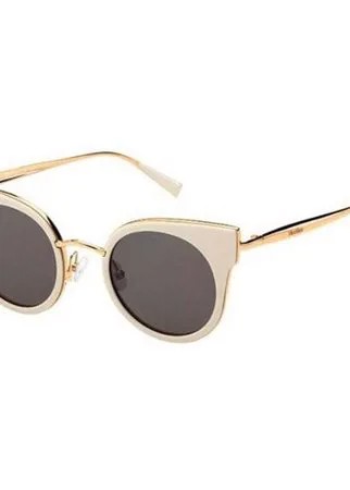 Солнцезащитные очки Max Mara, кошачий глаз, для женщин, разноцветный